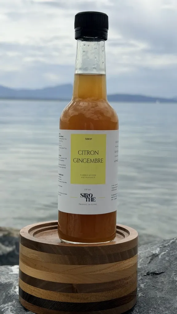 Sirop citron gingembre